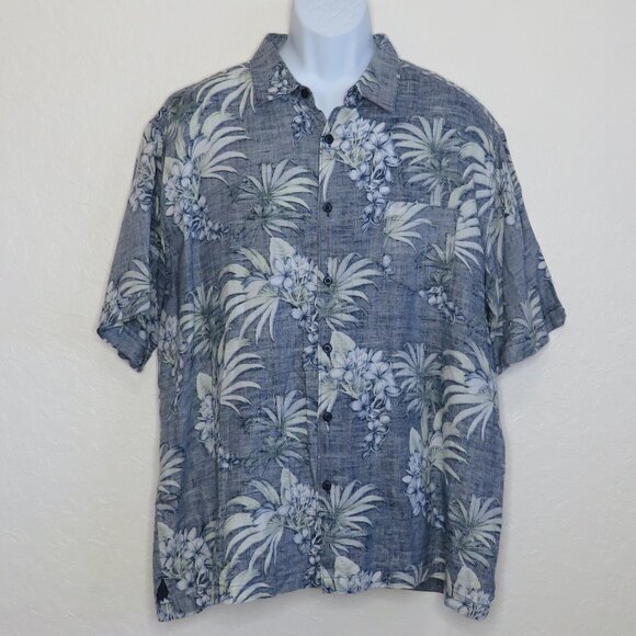 Cubavera* Men's Short Sleeve Button Down Curved Hem Chest Pocket Shirt~ Size XXL - Picture 1 of 11